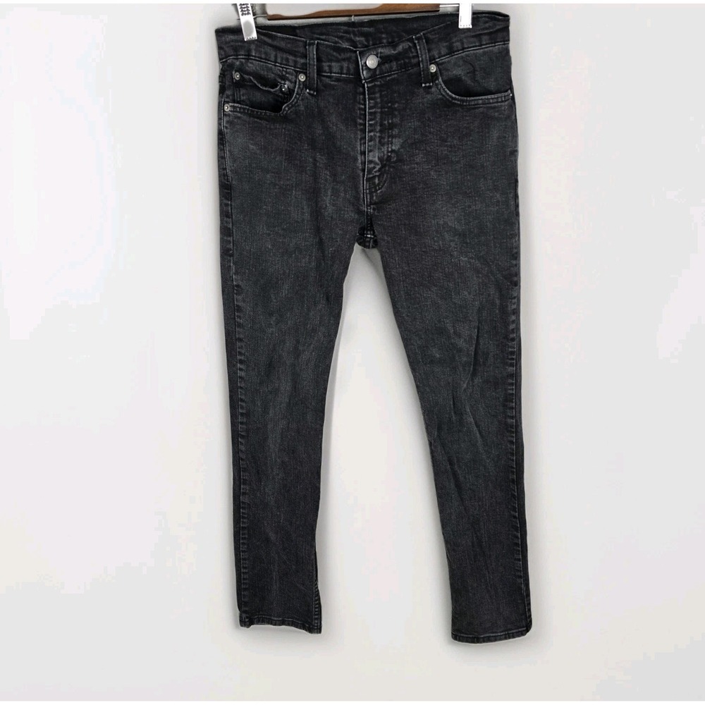 LEVIS 511 MENS‎ BLACK 33X34 SLIM FIT STRETCH JEANS MENS